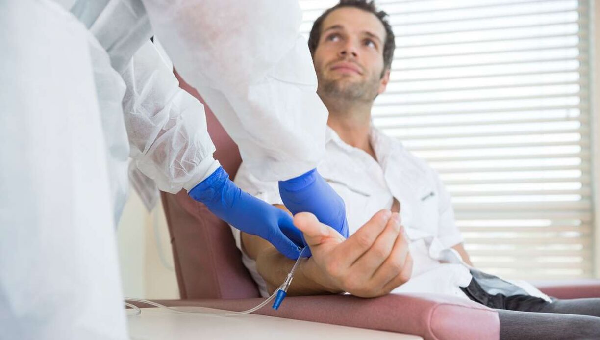 intravenöse Injektionen gegen Prostatitis